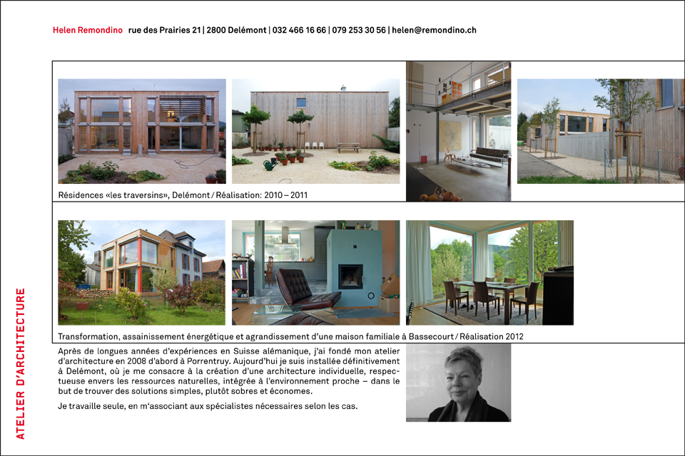 Atelier d'Architecture - Helen Remondino